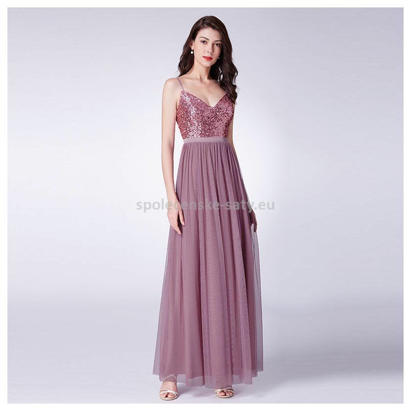 camera flute crisis Růžové dlouhé plesové šaty glamour 38-40 | SALON MIERVA - online  specialista na prodej šatů