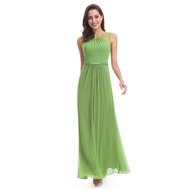 Zelené dlouhé společenské šaty 34-36 na svatbu